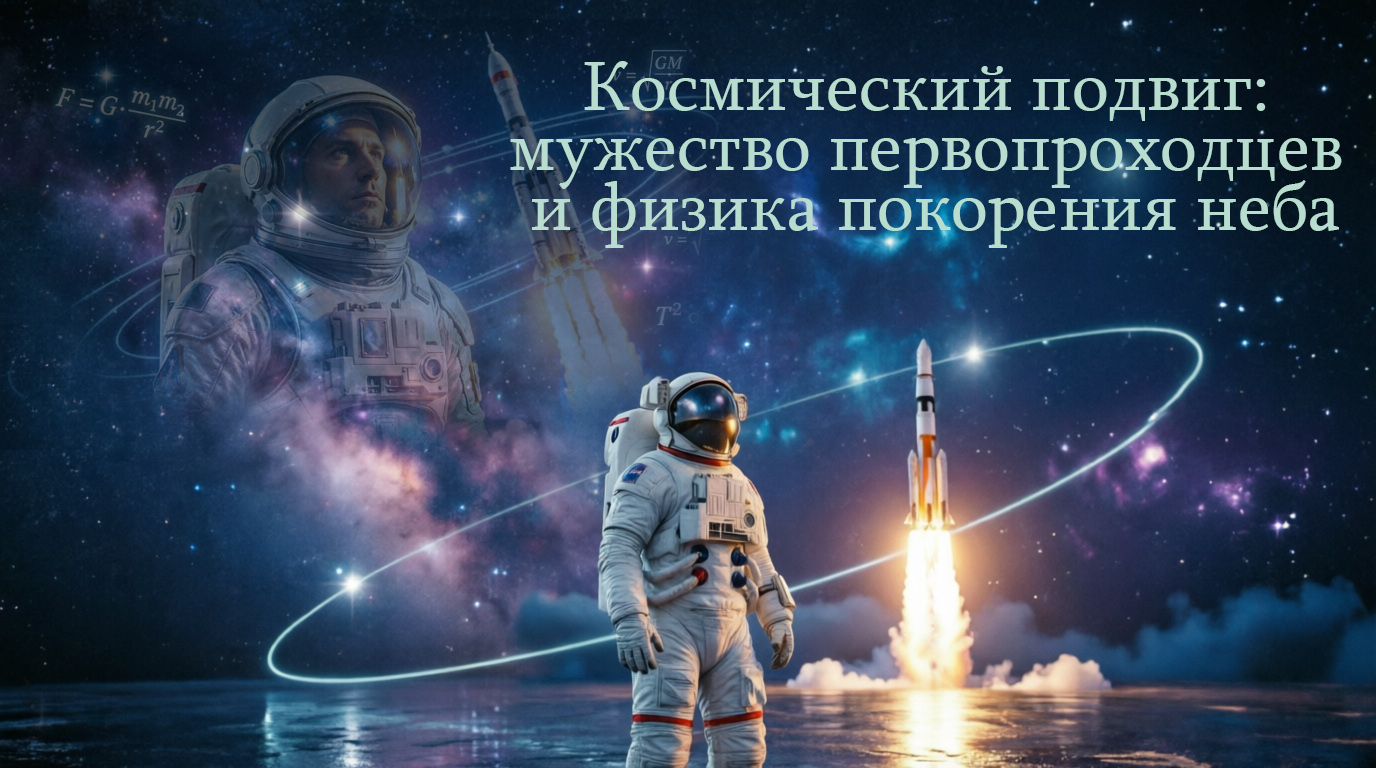 Урок мужества «Космический подвиг: мужество первопроходцев и физика покорения неба»